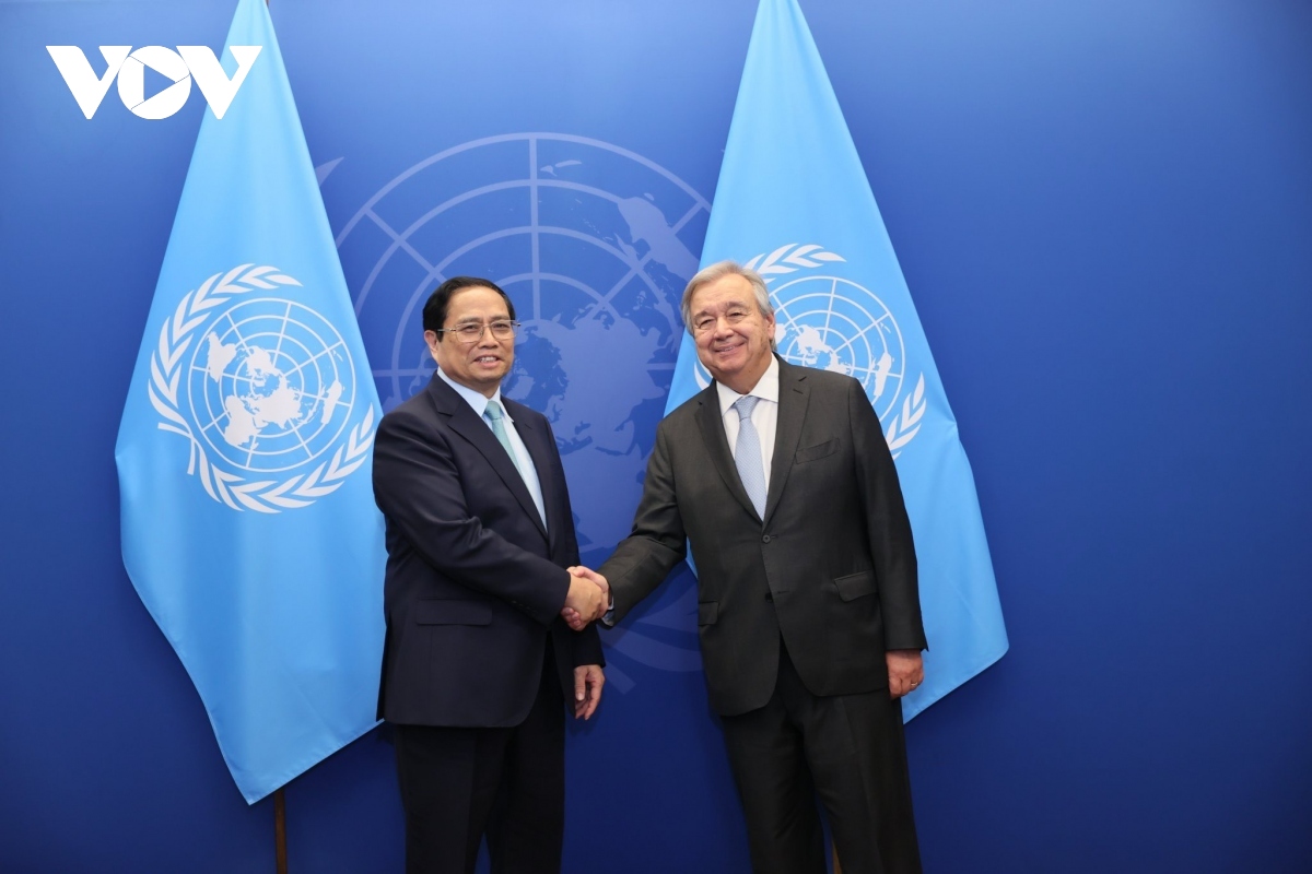 PM Chinh meets with UN ​Secretary-General